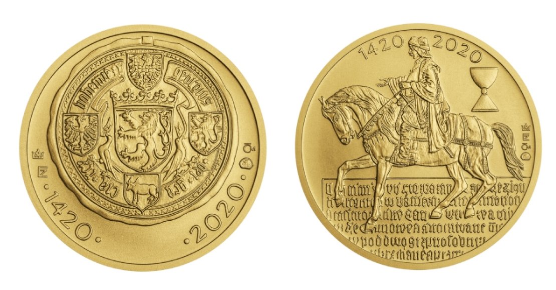 Nové zlaté a stříbrné medaile na počest Jiřího z Poděbrad